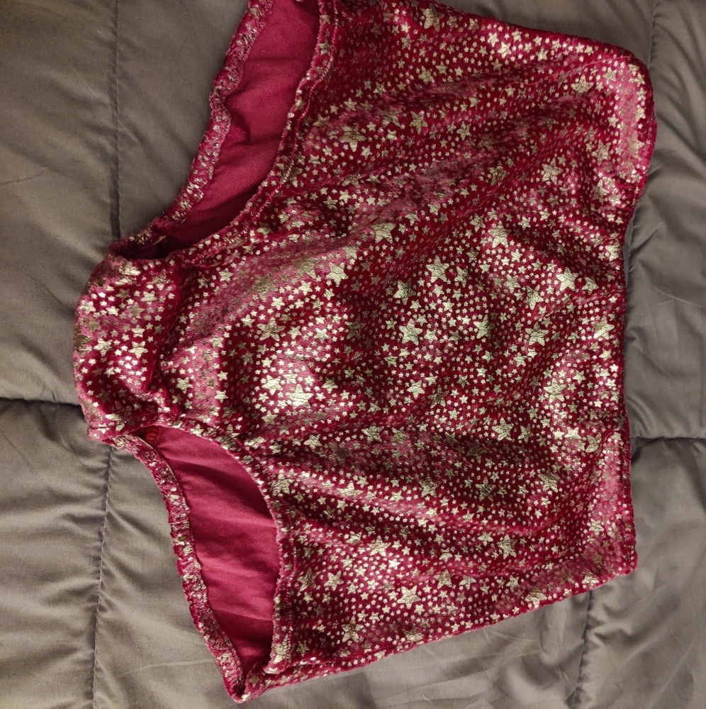 Flocked boy shorts/vintage bikini bottoms
